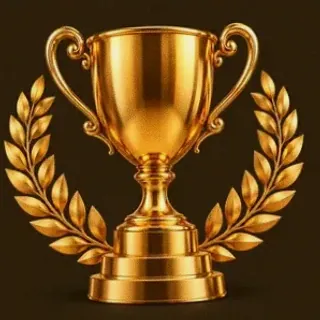 Gold trophy cup — Richard